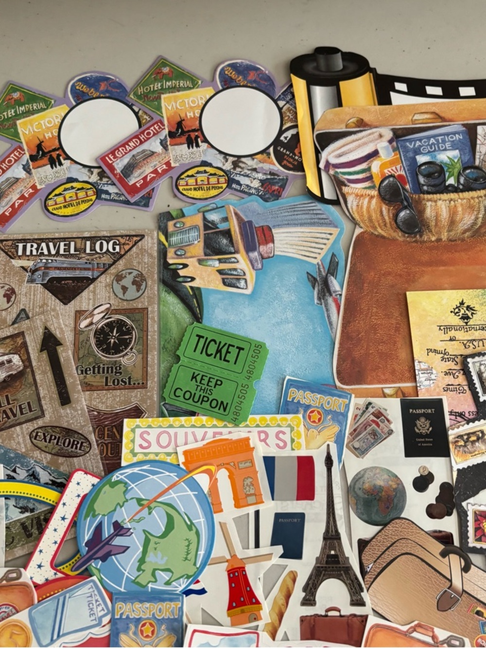 Assorted Travel-Themed Sticker Pack – Multicolor - Picture 5 of 9